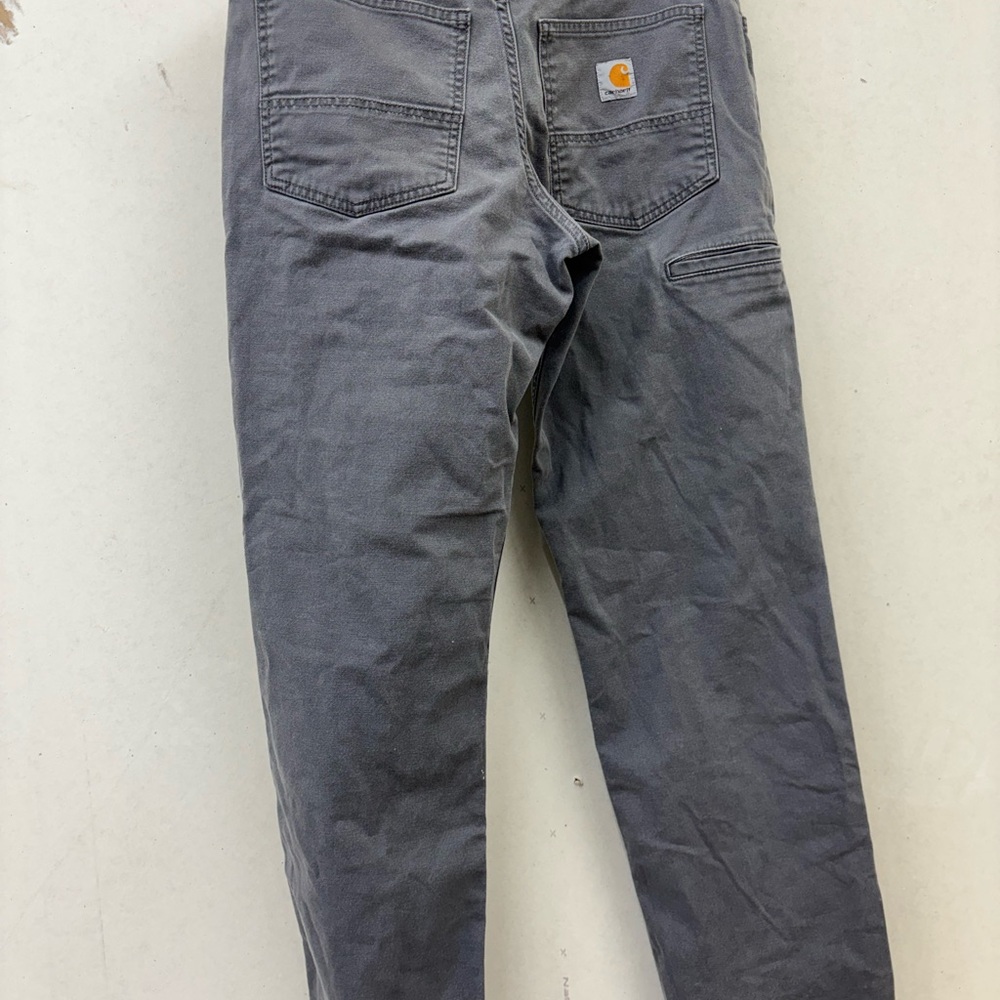Carhartt relaxed fit gray canvas pants size 32X32 (measures 33”X31”) - Picture 6 of 6